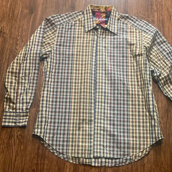Robert Graham Striped Shirt Classic Fit Colorful Men’s Size XL EUC - Picture 1 of 12